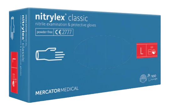 MERCATOR nitrylex classic Nitrilhandschuhe blau