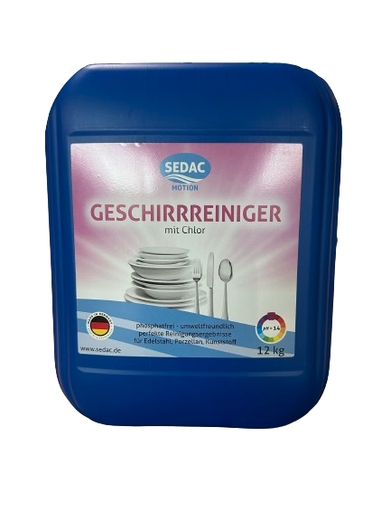 Sedac Geschirreiniger mit Chlor 12 Kg